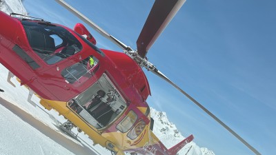 Rettung auf der Skipiste - Mit dem Helikopter ins Krankenhaus
