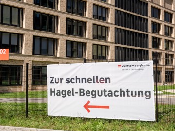 Lokale Hagel-Begutachtung für schnelle Schadenabwicklung 