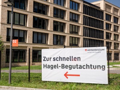Lokale Hagel-Begutachtung für schnelle Schadenabwicklung 