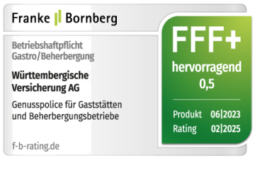 Testsiegel Franke & Bornberg Gastro-Beherbung