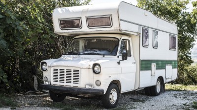 Oldtimer-Wohnmobil