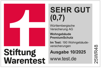 Siegel Stiftung Warentest - Wohngebäude sehr gut
