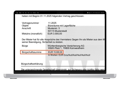 Bürgschaftssumme